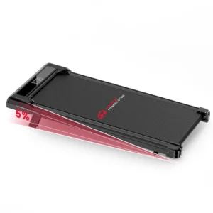 Tapis de marche Home Fitness Code Z3 en version plate, vu de trois quarts